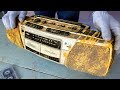 Restoration Old ｓｏｎｙ Stereo radio Cassette | Restore Boombox AM/FM Radio