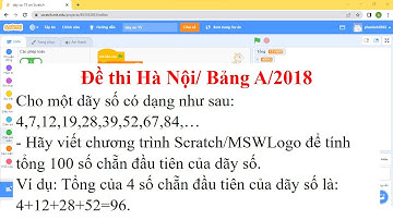 SCRATCH:DÃY SỐ/Giải dãy số trong đề thi Tin học trẻ Hà Nội năm 2018 (Buổi 15)