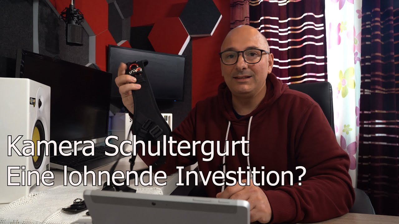 Guter und Bequemer Kamera Schultergurt für lange Tage draussen beim Filmen