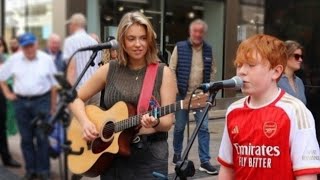 'LITTLE' 13 year old Ed Sheeran with INCREDIBE voice - Hallelujah Allie Sherlock Cover &Fionn Whelan
