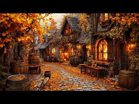 Cozy Medieval Autumn In The Old Village Soothing Medieval Celtic Music For Relaxation Focus