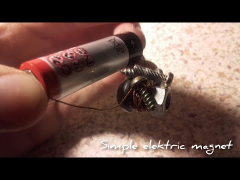 Video: Jak Vyrobit Silný Elektromagnet