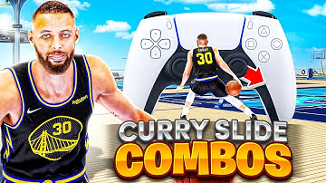 THESE CURRY SLIDE COMBOS are BROKEN in NBA 2K22! BEST DRIBBLE MOVES SEASON 7 HOW TO CURRY SLIDE 2K22