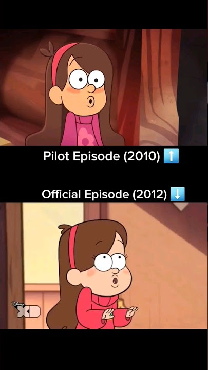 Gravity Falls Pilot Versus Official [Pt.2] #gravityfalls #alexhirsch