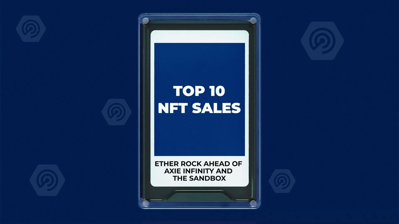 Ether Rock Ahead of Axie Infinity and The Sandbox in Colorful - Top 10 NFT  Sales