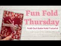 Easy and Beautiful Valentine's Fun Fold Card | Handmade Gate Fold Card Idea
