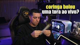 Coringa quase pois fogo no setup com sua mais nova aquisição
