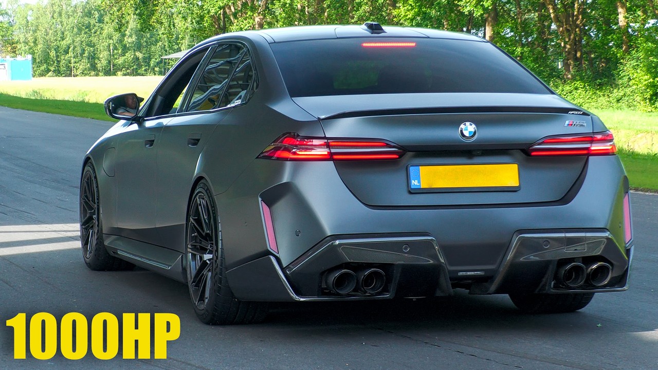 1000HP BMW M5 G90 with TNEER Exhaust! INSANE Launches and DRAG RACING!