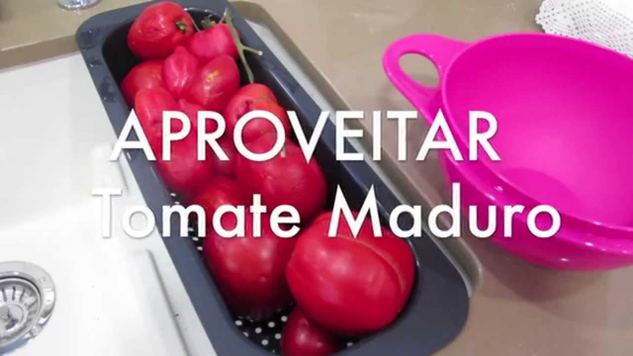 Como aproveitar tomates maduros