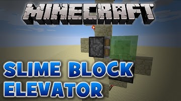 Minecraft: Slime Block Elevator - Snapshot 14w18a