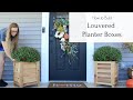How to Build Louvered Planter Boxes--{Just 2 Tools!}