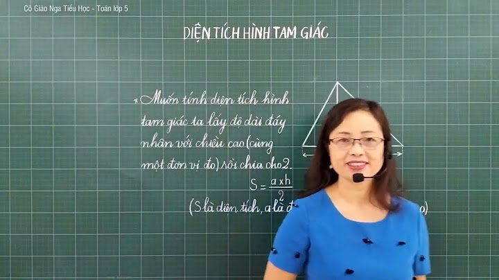 Bài tập tính diện tích hình tam giác năm 2024