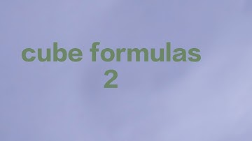 cube formulas 2 #tspsc #tspsc DAO#areas#mensuration