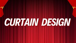Create a vector curtain effect design tutorial in adobe illustrator