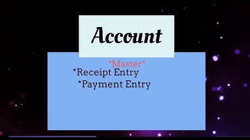 WINCOM ERPLite User guide video   Account