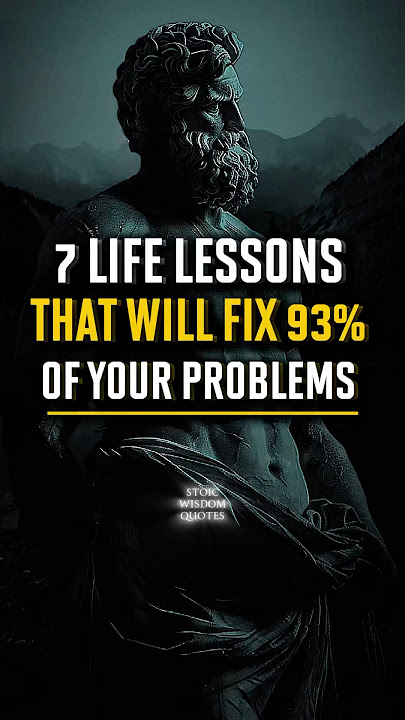Download lagu 7 Life Lessons That Will Fix 93% Of Your Problems | Stoicism