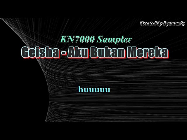 Karaoke Geisha - Aku Bukan Mereka (with Lirik) - [Musik Karaoke] class=