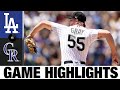 Dodgers vs. Rockies Game Highlights (7/18/21) | MLB Highlights