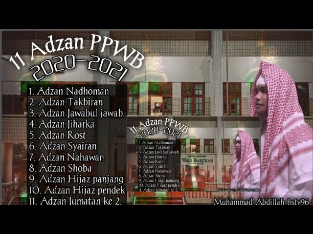 11 Adzan PPWB | 2020-2021| Ust M. Abdillah. class=