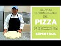 Cómo hacer masa de PIZZA PRECOCIDA para que la uses cuando quieras