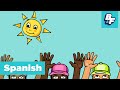 Learn spanish greetings  hola amigo  with basho  friends