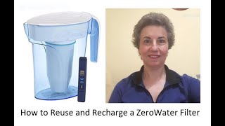 How to Reuse and Recharge a ZeroWater Filter