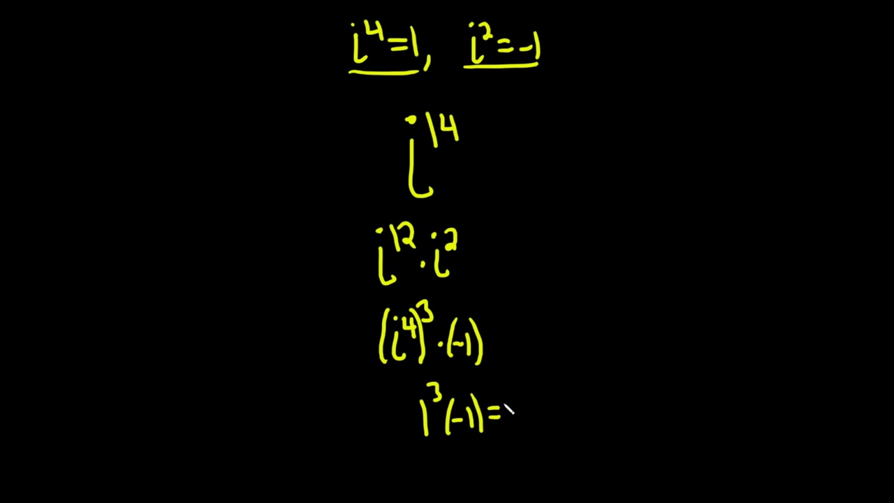 Simplify I 14 Complex Numbers shorts YouTube Simplify I 14 Complex Numbers shorts YouTube