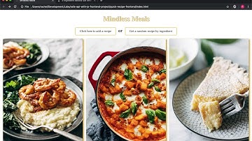 Mindless Meals - A Rails API and JS Front-End Application