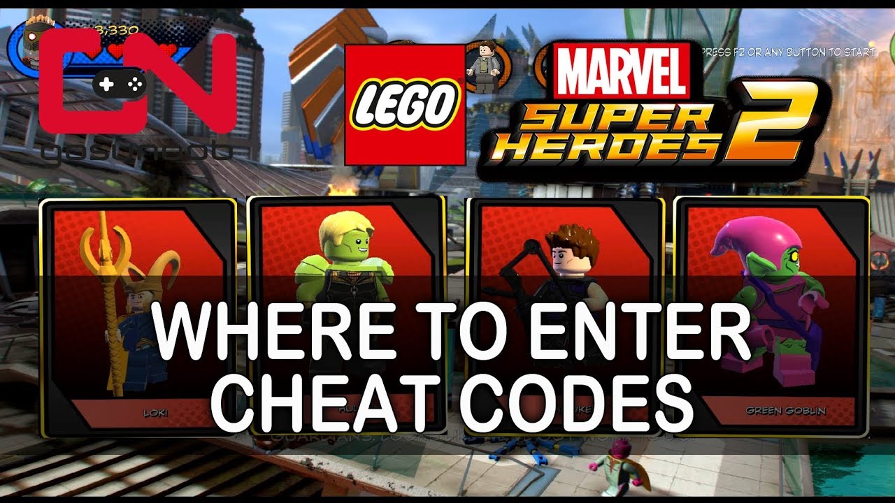 LEGO Marvel Super Heroes 2 - to Enter Cheat Codes - YouTube