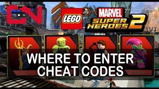 LEGO Marvel Super Heroes 2 - Where to Enter Cheat Codes