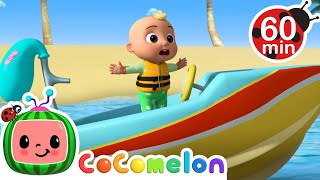 Balloon Boat Race | CoComelon Animal Time | Animal Nursery Rhymes