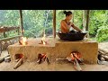 FULL VIDEO: 135 Days Build Clay Stove, Bamboo House Kitchen, Garden, Furniture | Lý Thị Ca - Ep.97