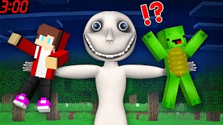 Scary MAN from the WINDOW kidnapped JJ and Mikey in Minecraft Challenge Maizen