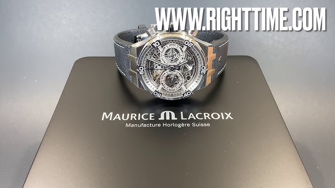 Maurice Lacroix Pontos Chronograph Monopusher Limited Ed. Automatic Watch |  Review Valjoux Relogios - YouTube