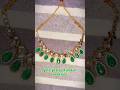 gold-plated Kundan necklace 💫💚 | Handmade crafts | Deeja crafts