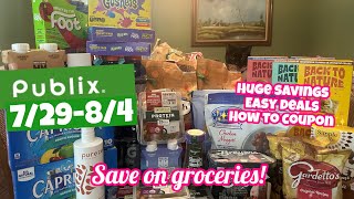 PUBLIX HAUL 7/29-8/4 | DEALS & HUGE SAVINGS! NEWBIE FRIENDLY DEALS!