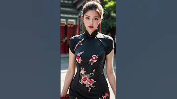 Ai lookbook sexy cheongsam babyface girl(shorts)