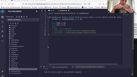 Proof of x from H(x) using zkSnarks for Solidity Smart Contracts
