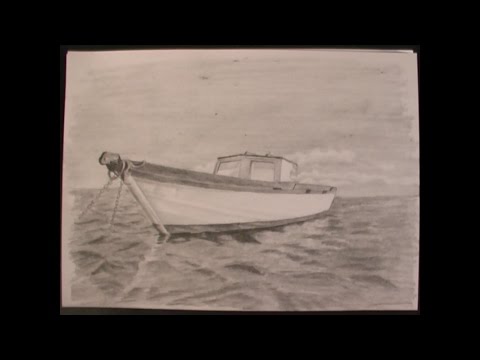 Как рисовать воду карандашом