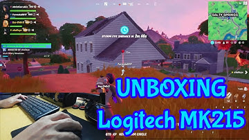 logitech mk215 wireless keyboard and mouse combo | Unboxing