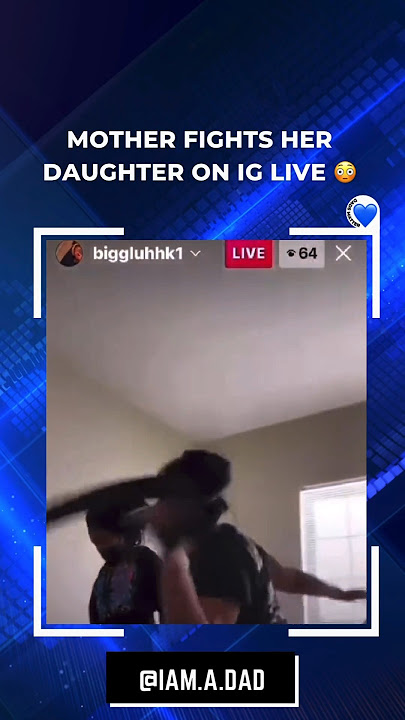 Mother FIGHTS Her Daughter on Instagram Live | #shorts