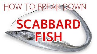 How To Break Down Scabbard Fish Tachiuo Sushi Chef Eye View Youtube