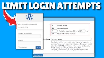 Hoe u het aantal inlogpogingen in WordPress kunt beperken | Beperk inlogpogingen opnieuw geladen