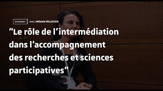 Conférence Réiunis: «Entretien avec Mélanie Pelletier»