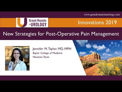 New Strategies for Post-Operative Pain Management