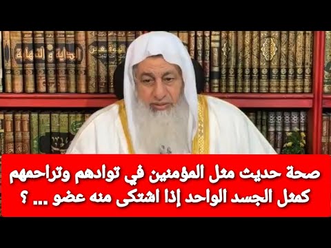 صحة حديث مثل المؤمنين في توادهم وتراحمهم كمثل الجسد الواحد إذا اشتكى منه عضو تداعى له سائر الجسد