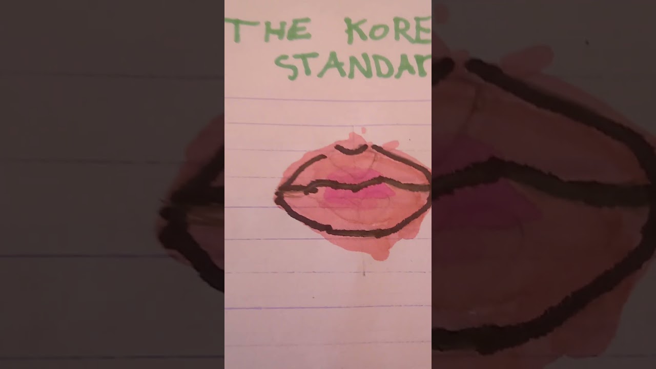 what Korean standard lips look like 