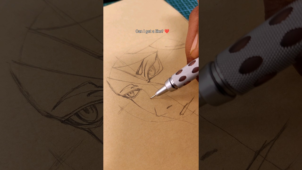 Drawing Indra Ototsuki from Naruto Shippuden 