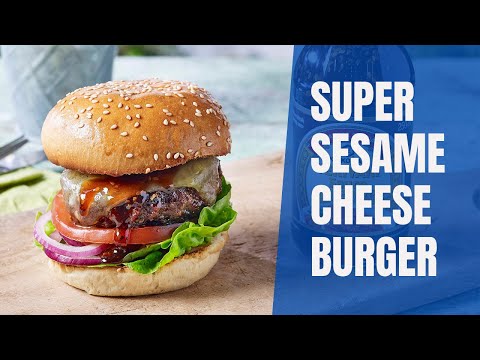 Super Sesame Burger Recipe | Kikkoman UK