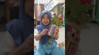 MEMBUAT KARYA KREATIF DARI BAHAN BEKAS #short #video #karya #kreatif #bahan bekas